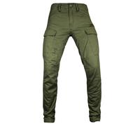 John Doe Stroker Cargo XTM Motorradhose Atmungsaktiv mit Protektoren Olive 28/34