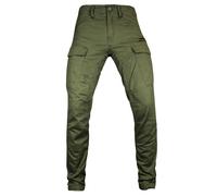 John Doe Stroker Cargo XTM Motorradhose Atmungsaktiv mit Protektoren Olive 28/34