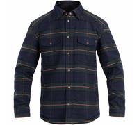 Motorshirt XTM Vintage Motorradhemd mit Protektoren, XXL XXL blau grün