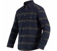 Motorshirt XTM Vintage Motorradhemd mit Protektoren, XXL XXL blau grün