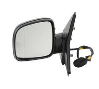 Außenspiegel passend für VW Transporter T5 04/03-10/09 Links Fahrer. schwarz