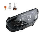 Johns LED Scheinwerfer, Passend für Ford Transit Courier, Frontscheinwerfer, Schwarz, Links Fahrerseite, mit Tagfahrlicht, H7/H15/LED, ab 04/18, mit Leuchtweitenregulierung, mit Blinkleuchte