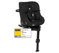 joie Reboarder-Kindersitz i-Pivot 360 drehbar i-Size ab Geburt - 4 Jahre (40 cm - 105 cm) inkl. Isofix-Basis mit Stützfuß - Shale