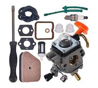 JOJOCY FS90R Vergaser für Stihl FS110R FS130R FS100 KM130R FS130 FS90 KM90R KM90 FS110 KM110R HT100 HT101 Unkrautfresser mit Einstellwerkzeug und Ventilabstand-Einstellset