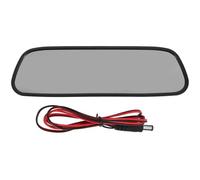 jojofuny Rückspiegel Monitor mit Av Eingänge Rückfahrkamera Funktion 5 Zoll LCD Bildschirm Abs Material Klarer Anzeige für Auto Einparkhilfe
