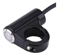 Jonikuper Motorrad-Lenkerschalter mit LED-Hintergrundbeleuchtung für ATV, Dirtbike und E-Bike, selbstsichernde und Reset-Steuerung, passend für 22 mm Stangen (Einzelloch)