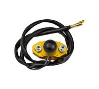 Jotekonoby Motorrad-Lenkerschalter 22 mm mit Scheinwerfer und Hupenfunktionen und Selbst-Reset-Startknopf für die Montage (Kg-033 Gold)