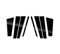JOVERI 8 Stück polierte Säulenpfosten, for, for Jeep, Renegade 2015-2020, Fensterverkleidungsabdeckung, BC-Säulenaufkleber, Chrom-Styling Tür-/Fenstersäulenverkleidung