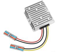 JoyousMall Robuster 24 V auf 12 V Step-Down-Konverter mit Überstromschutz für Solarmodul-Motor (12 V 15 A Klemme)