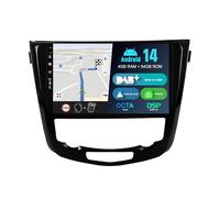 JOYX Android 12 Autoradio Passt für Nissan X-Trail Qashqai J11 Rouge (2014-2018) - Eingebaut DAB/DSP/Carplay/Android Auto - 4G+64G - Kamera MIC KOSTENLOS - 10.1” 2 Din - SWC WiFi Fast-Boot 360-Kamera