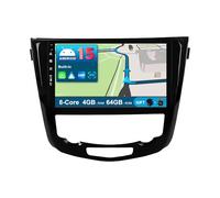 JOYX Android 14 Autoradio Passt für Nissan X-Trail Qashqai J11 Rouge(2014-2018) - 4G+64G - Eingebaut DSP/Carplay/Android Auto - Kamera MIC KOSTENLOS - 10.1” 2 Din -SWC 4G WiFi DAB 360-Kamera Fast-boot