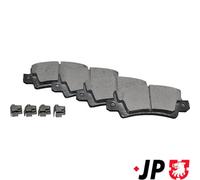 JP GROUP Bremsbelagsatz, Scheibenbremse hinten rechts links für TOYOTA 4863701310