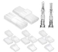 JRready ST6497 Kabel Steckverbinder für Fahrzeuge, Molex Kabelstecker Standard.093“ 2/3 Polig und Automotive Elektrokabel Steckverbinder Kit 14-20 AWG, kfz stecker für Motorrad, Fahrrad, Auto, Boote