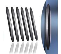 JSYDMA 6 Stück Autotür Kantenschutz, für Toyota Yaris 4 | GR | Cross | Hybride Türkantenschutzleisten, Auto Gummi Türkantenschoner Türkantenschutz Aufkleber,A-Black