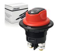Jtron batterieschalter trennschalter motorrad 12v-32v 100A CONT.150A INT. mini batterie trennschalter aus batterieschalter 29mm für Marine Boat Caravan Car Vehicles Yacht Bus