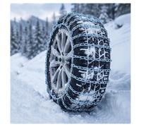 JUCCJUXIN Reifen Schneekette Ultraleistungsfähig | Anti-Rutsch Reifen Ketten, Universelle Tragbare Sicherheits Reifen Ketten for Auto SUV LKW(235/50R20)