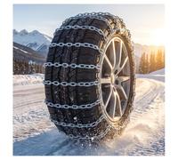JUCCJUXIN Schneeketten for Winter Autoreifen | Rutschfeste Ketten, Autoreifen Schneekette, for SUV, Limousine, Eisiger Roadtrip(235/45R20)