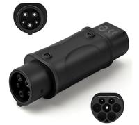 JULIK Typ 2 auf Typ 1 EV Adapter, 32A/16A, IEC 62196 Stecker zu SAE J1772 Steckdose EV-Ladeadapter für Typ1 Elektroauto