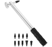 JUMPLAWN Aluminium Hammer Reparaturset für Autodellen Lackfreie Karosserie Dellen Reparatur Werkzeug Set mit Austauschbaren Köpfen für Präzise Einfache Beulenentfernung und Vielseitige