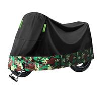 junjfawi Motorradabdeckung für Yamaha NMAX155 NMAX125 NMAX N-MAX 125 155 Xmax X-MAX 300 MT15 MT-15 MT125 MT-125, Wasserdicht Motorrad Abdeckplane Regen UV-Schutz Outdoor Zubehör,F Black Camouflage