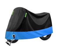 junjfawi Motorradabdeckung für Yamaha NMAX155 NMAX125 NMAX N-MAX 125 155 Xmax X-MAX 300 MT15 MT-15 MT125 MT-125, Wasserdicht Motorrad Abdeckplane Regen UV-Schutz Outdoor Zubehör,D Black Blue