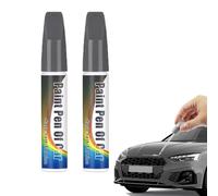Junjie 2 Stück Flaconi Auto Lackstift,Auto Lackstift,Lackstift Car Lack ,Autolackstif,Lackstifte, Kratzer Reparatur Stift,Für Car Kratzer Reparatur (Gray)