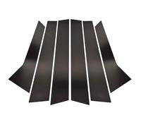 JUNPIY Autotür-Fenster-Dekoration, Zierleisten, Säulenpfosten-Aufkleber, for Porsche, for MACAN 2014 2015 2016 2017 2018 2019 2020 2021 2022 Fenstersäulen-Zierleistenabdeckung