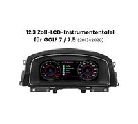 JUNSUN 12.3" VW Golf 7/7.5 (2013-2020) Digital Dashboard Autoradio, -, Bluetooth, Black