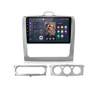 JUNSUN Ford Focus MK2 MK II 2004-2011 128G Carplay Radio, DAB+, FM, AM, Bluetooth, Silber