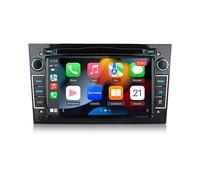 JUNSUN GPS Navi Für Opel Astra H Corsa C D CARPLAY 64GB Autoradio, DAB+, FM, AM, Bluetooth, Schwarz