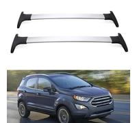 JUNYEW Dachgepäckträger Dachträger für Ford Ecosport 2013-2016 2018 2019 2017 2020 2021 2022 2023 -Aluminium (2 Stücke) Integrierte Dachreling Tragkraft 75 Kg Vormontiert Inklusive Schloss,A