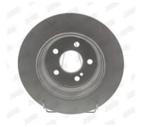 JURID 2x Bremsscheibe voll hinten passend für Mercedes-Benz S-Klasse W220 C215