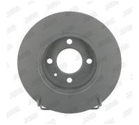 JURID 2x Bremsscheibe vorne Ø256mm Voll für VW Golf III 1H1 1.8 1.6 1E7 2.0