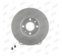 JURID Bremsscheibe vorne rechts links voll 259mm für RENAULT DACIA SMART 562293JC