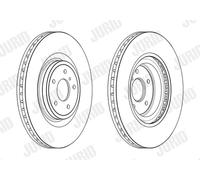 JURID Bremsscheibe vorne rechts links belüftet 354mm für INFINITI NISSAN 563195JC-1