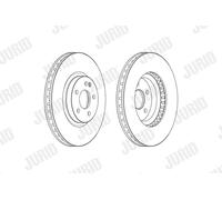 JURID 569261J Bremsscheibe für MERCEDES-BENZ
