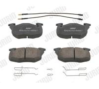 JURID 571332J Bremsbelagsatz, Scheibenbremse für CITROËN PEUGEOT RENAULT