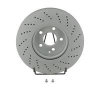 JURID Bremsscheibe vorne rechts links Gelocht 322mm für MERCEDES-BENZ 562634JC-1