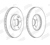 JURID 562989JC-1 Bremsscheibe