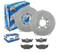 JURID BREMSSCHEIBEN 239mm + BELÄGE VORNE passend für VW FOX 5Z Bj. 2005 - 2011