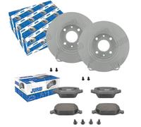 JURID BREMSSCHEIBEN 251mm + BELÄGE HINTEN passend für FIAT LINEA + LANCIA LYBRA