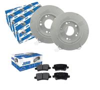 JURID BREMSSCHEIBEN 260mm + BELÄGE HINTEN passend für HONDA CIVIC 8 VIII FN FK
