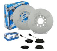 JURID BREMSSCHEIBEN 278mm + BELÄGE HINTEN passend für ALFA ROMEO GIULIETTA 940