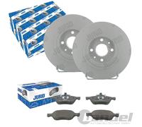 JURID BREMSSCHEIBEN 280mm + BELÄGE VORNE passend für RENAULT TWINGO 2 RS + WIND