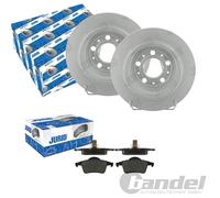 JURID BREMSSCHEIBEN 288mm + BELÄGE HINTEN passend für VOLVO V70 XC70 S60 S80