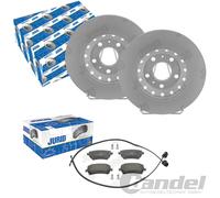 JURID BREMSSCHEIBEN 310mm + BELÄGE HINTEN passend für VW PHAETON 3D Bj 2002-2016