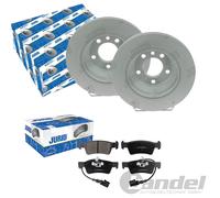 JURID BREMSSCHEIBEN 314mm + BELÄGE HINTEN passend für VW TOUAREG 7L Bj 2002-2010