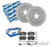 JURID BREMSSCHEIBEN 330mm + BELÄGE HINTEN passend für AUDI A6 A7 4G C7 + Allroad