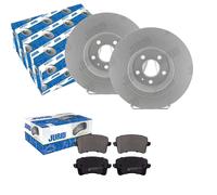 JURID BREMSSCHEIBEN 330mm + BELÄGE HINTEN passend für AUDI S4 8K B8 + S5 8T 8F