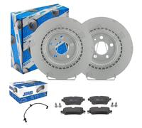 JURID BREMSSCHEIBEN 330mm + BELÄGE HINTEN passend für VW TOUAREG 3 CR